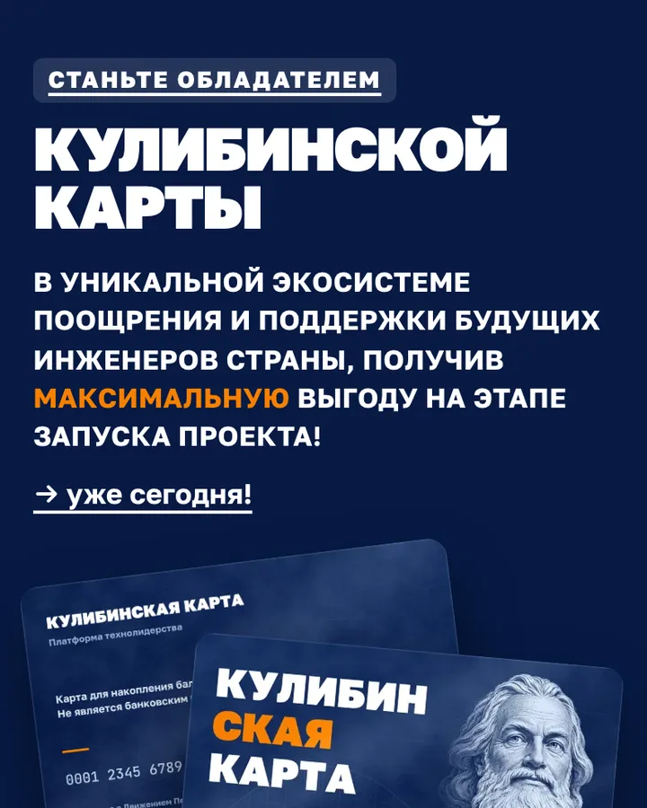Кулибинская карта, сайт на телефоне