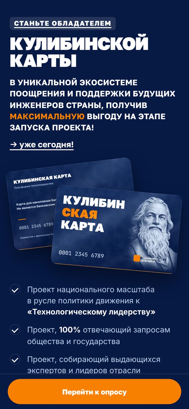 Кулибинская карта, экран телефона 3